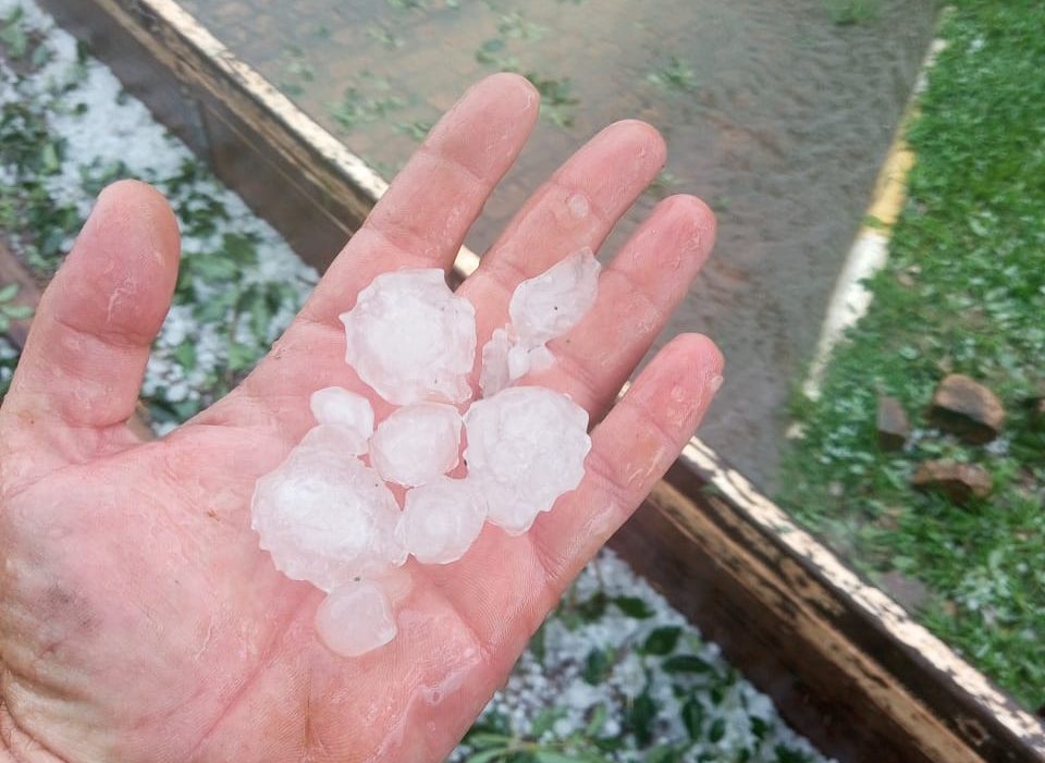 Chuva de granizo chega a Campinas; registros ocorrem no Taquaral e Jd. Chapadão