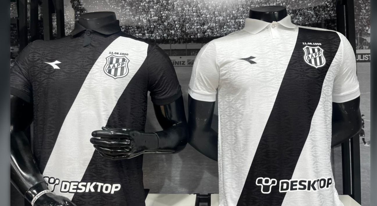 Ponte Preta lança novo uniforme inspirado nos anos 90