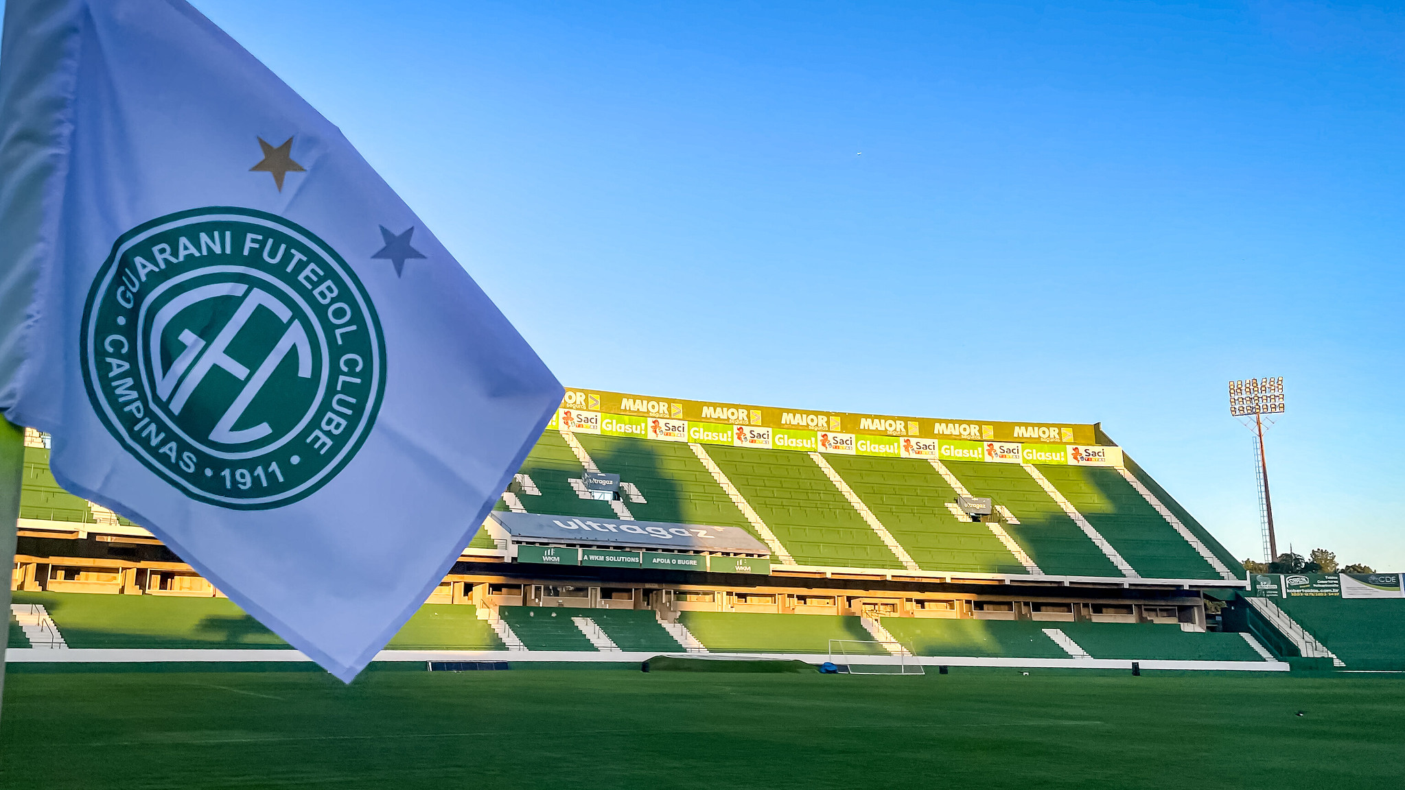 Guarani confirma jogo contra o Palmeiras no estádio Brinco de Ouro da Princesa