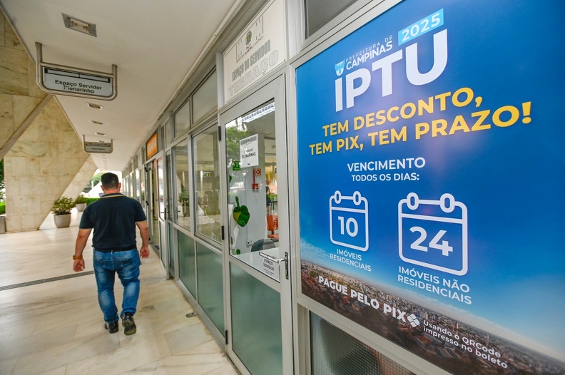 Termina nesta quarta-feira o prazo para aposentados e pensionistas pedirem isenção do IPTU em Campinas