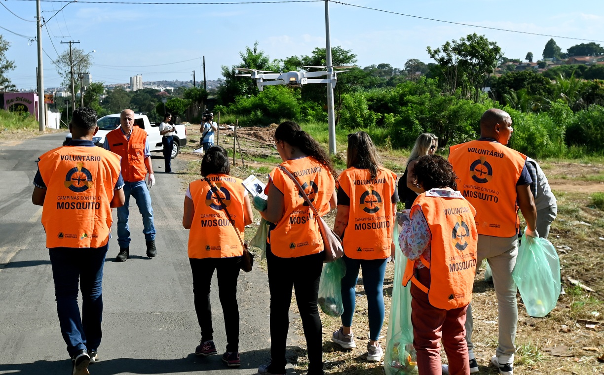 Campinas tem 22 bairros com alto risco de transmissão de dengue  