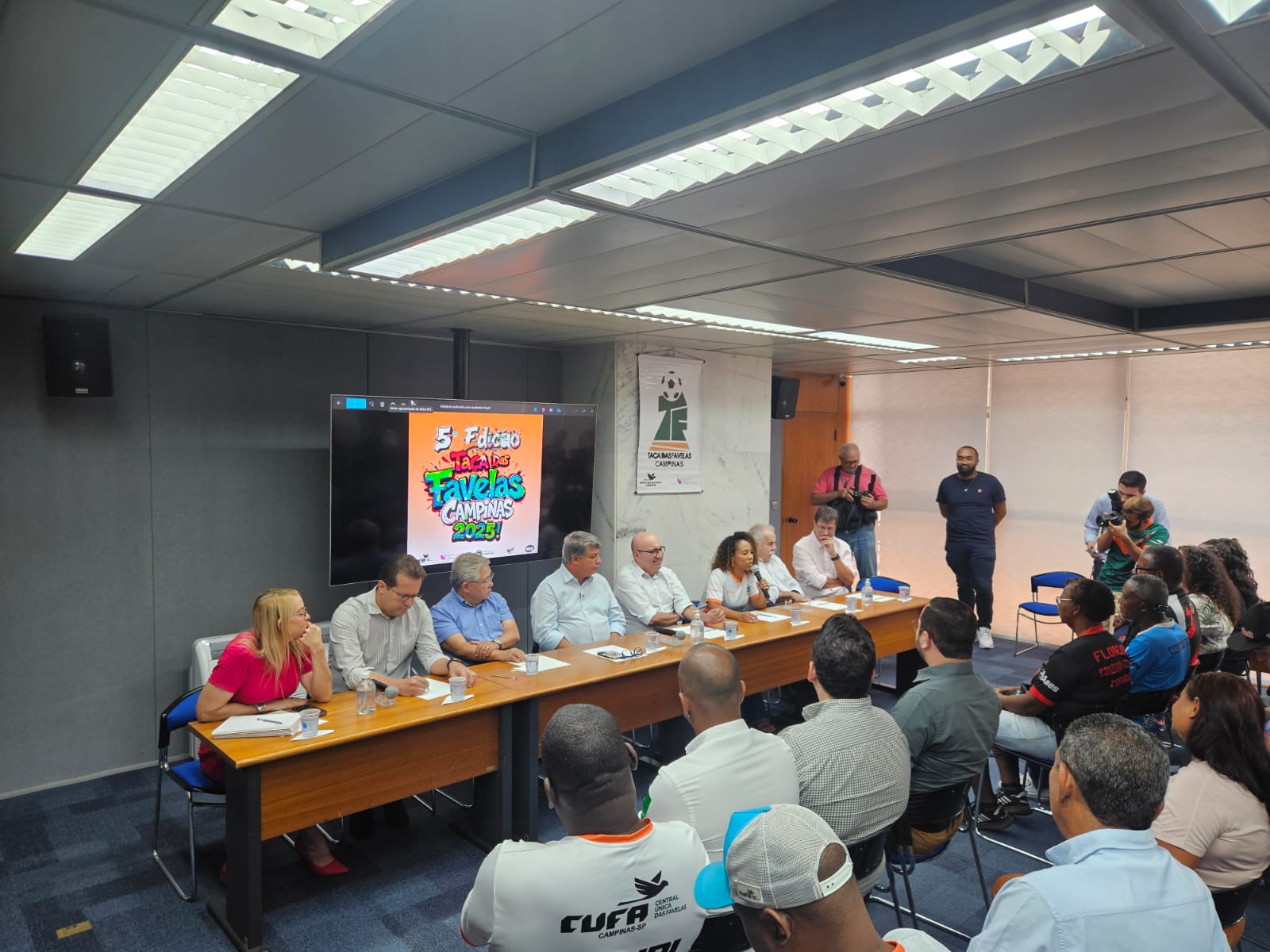Evento marca lançamento da 5ª edição da Taça das Favelas em Campinas