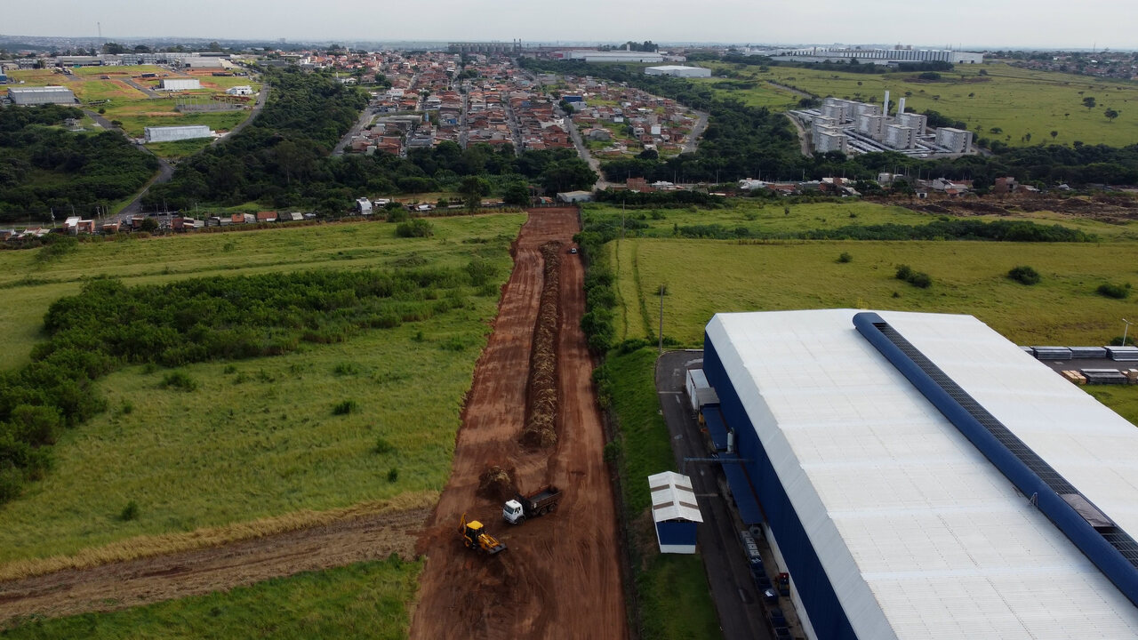Começam obras de nova avenida vai ligar Paço Municipal ao Jd. Nova Europa em Hortolândia