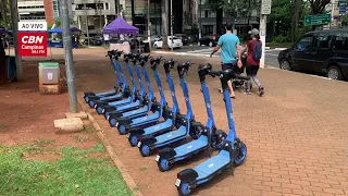Patinetes em vias públicas e moto-aplicativos nas cidades