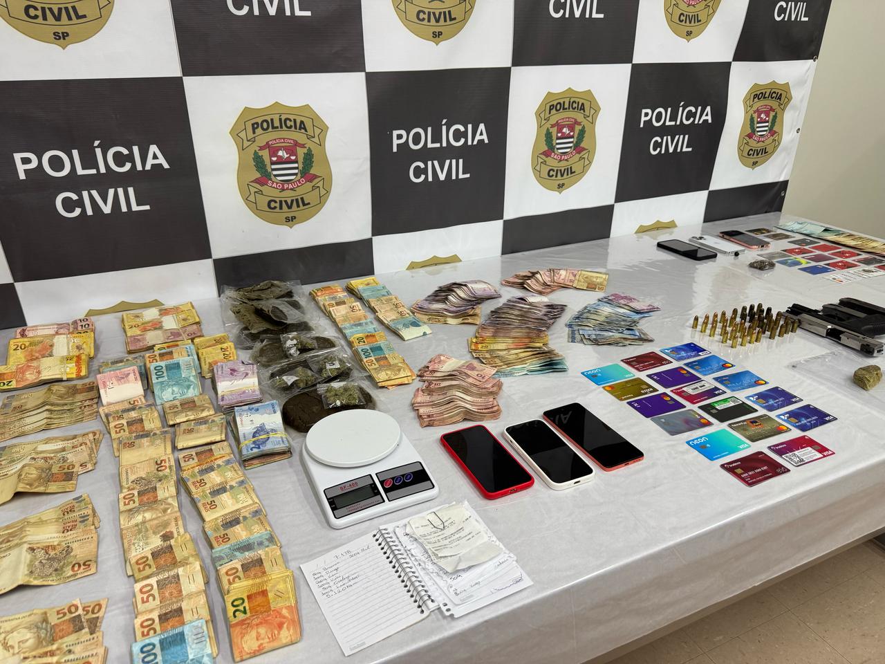 Polícia faz operação em Campinas contra o crime organizado