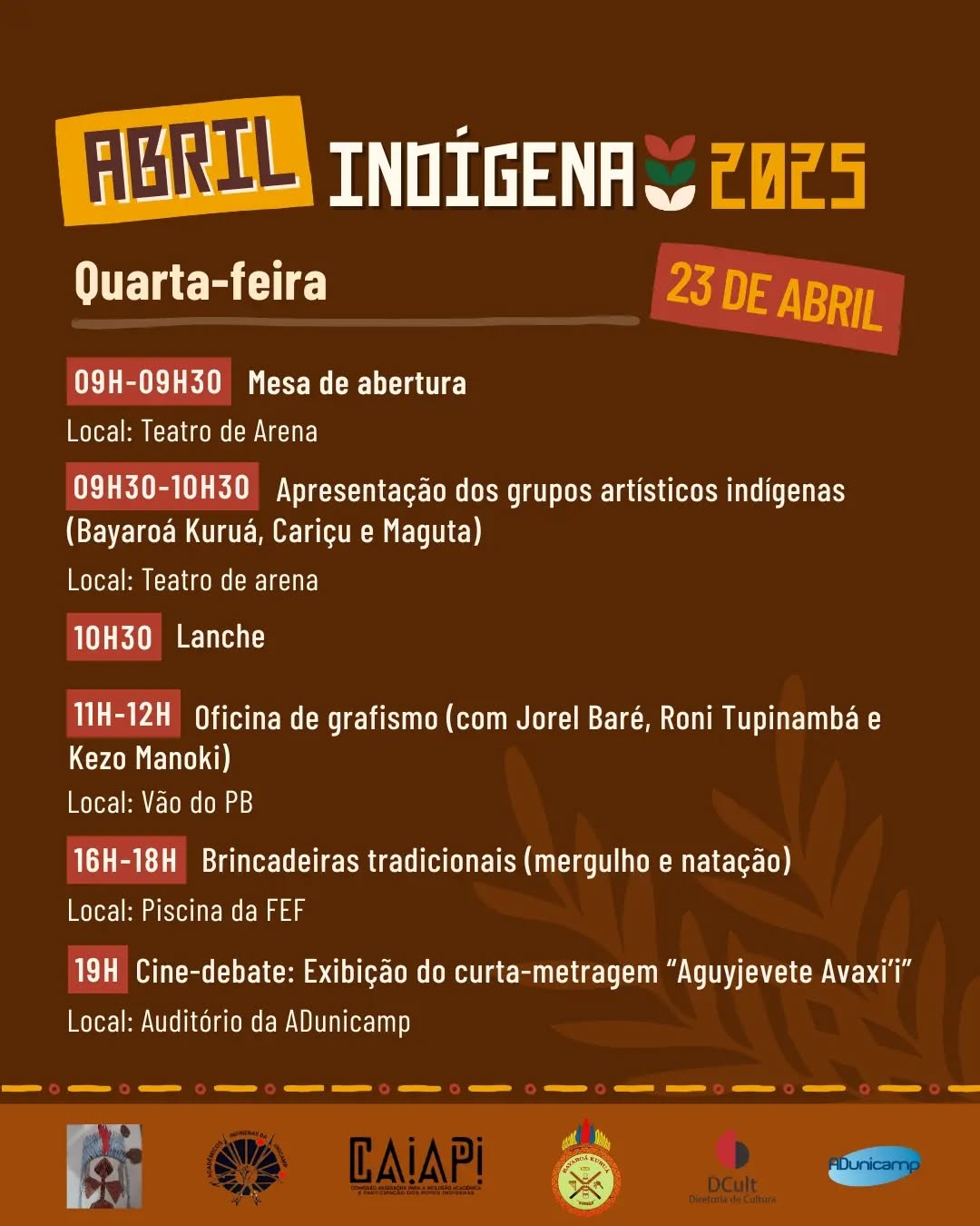 Unicamp realiza Semana dos Povos Indígenas até esta sexta-feira