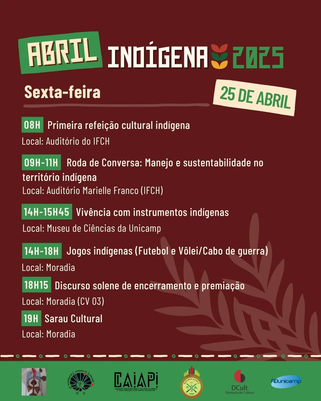 Unicamp realiza Semana dos Povos Indígenas até esta sexta-feira