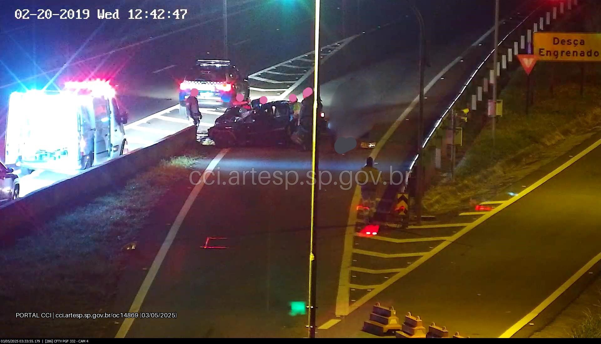 Dois morrem após atropelar cavalos na Rodovia SP-332 em Artur Nogueira