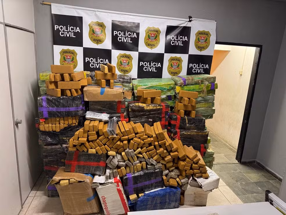 Polícia apreende mais de 1 tonelada de maconha em carga de arroz; droga vinha para região