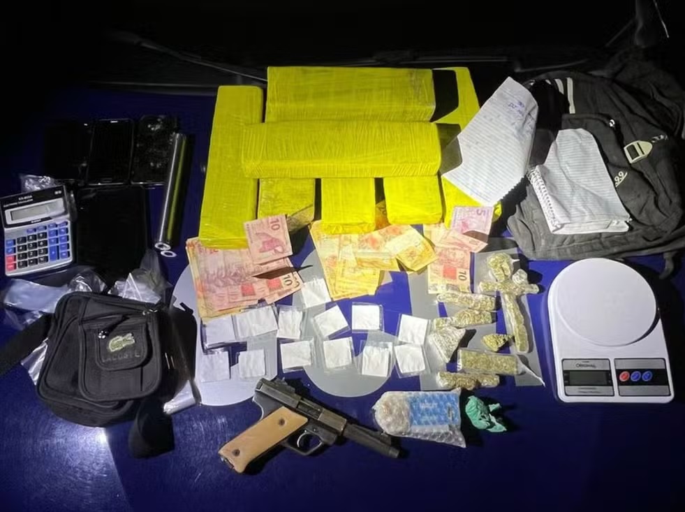 Homem é preso por tráfico de drogas em Pinhalzinho