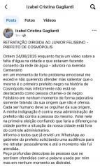 Prefeito de Cosmópolis é alvo de racismo em vídeo publicado nas redes sociais