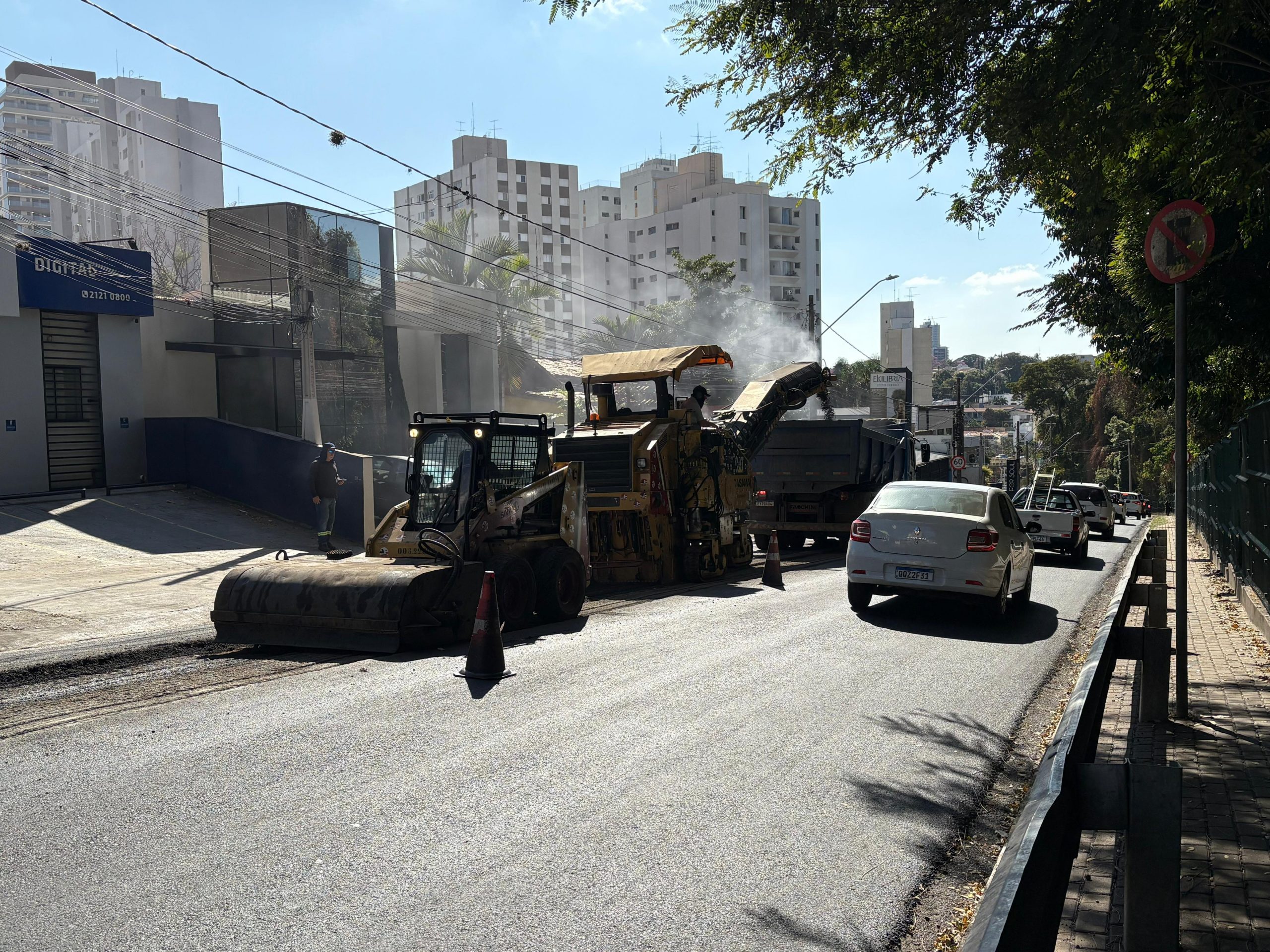Recapeamento da Rua General Marcondes Salgado deve ser concluído nesta quinta-feira