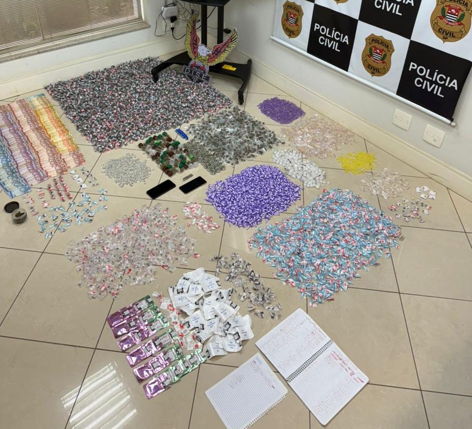 Polícia Civil encontra mais de 6 mil porções de drogas em casa usada como depósito em Piracicaba