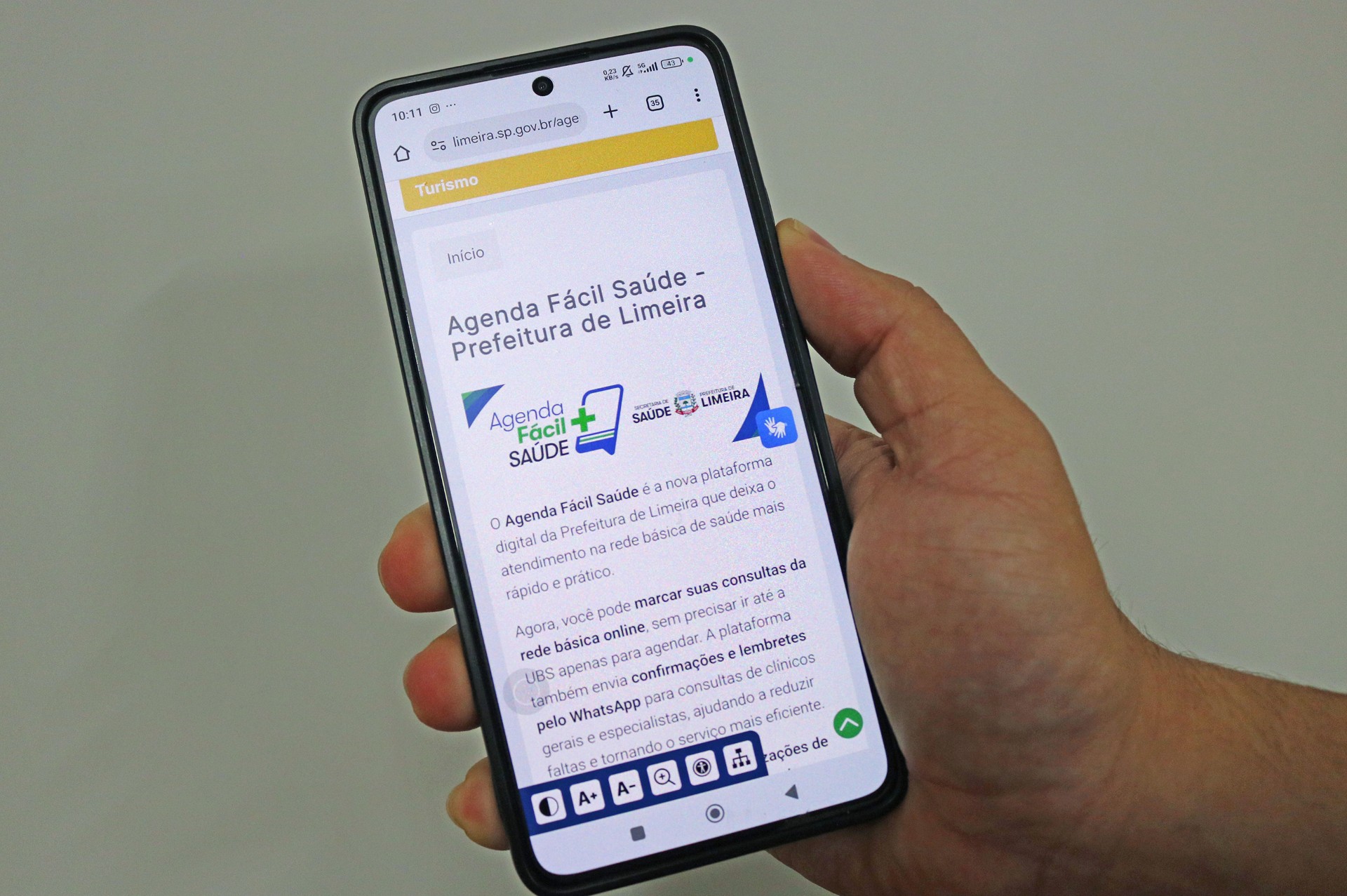 Sistema online para agendamento de consultas nas UBSs de Limeira já está funcionando