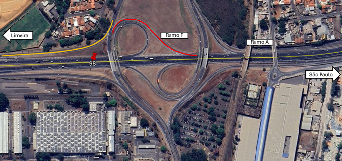 Trevo da Bosch terá bloqueios noturnos na Rodovia Anhanguera a partir desta quarta-feira