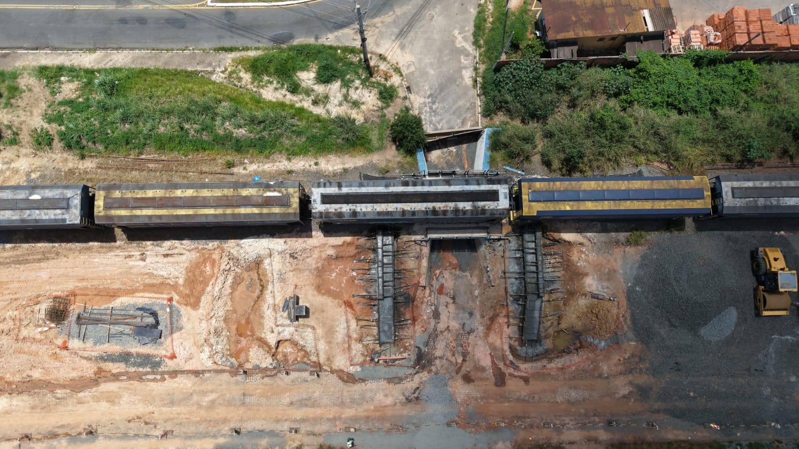 Obras avançam em Nova Odessa com passarela e duplicação de viaduto da linha férrea