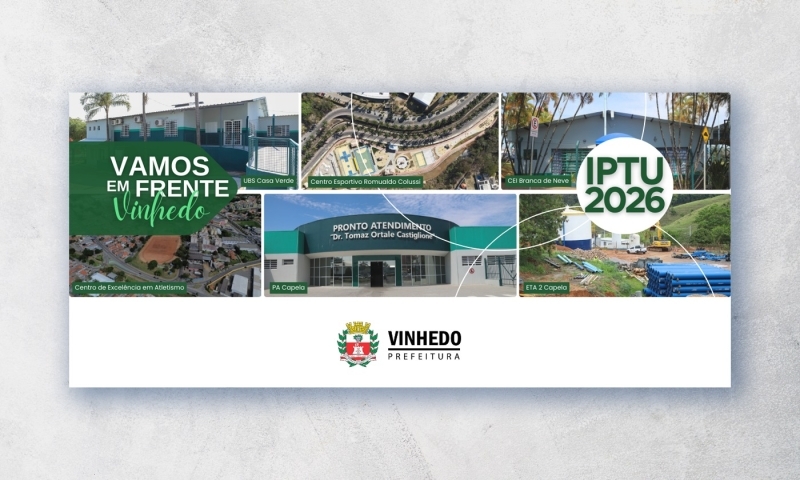 IPTU 2026 de Vinhedo já pode ser consultado e pago online