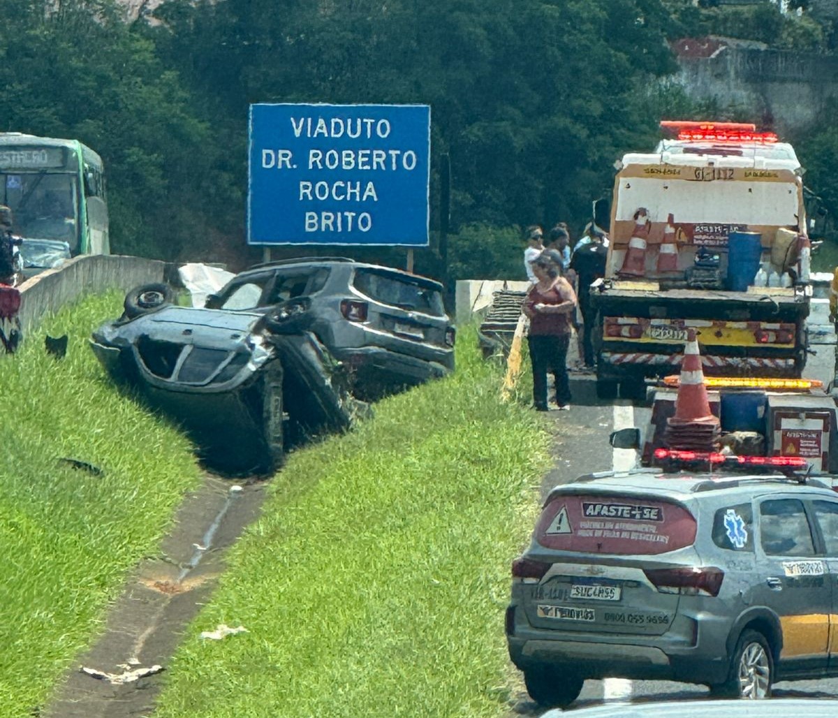 Motorista tem mal súbito e causa acidente na SP-340 em Campinas