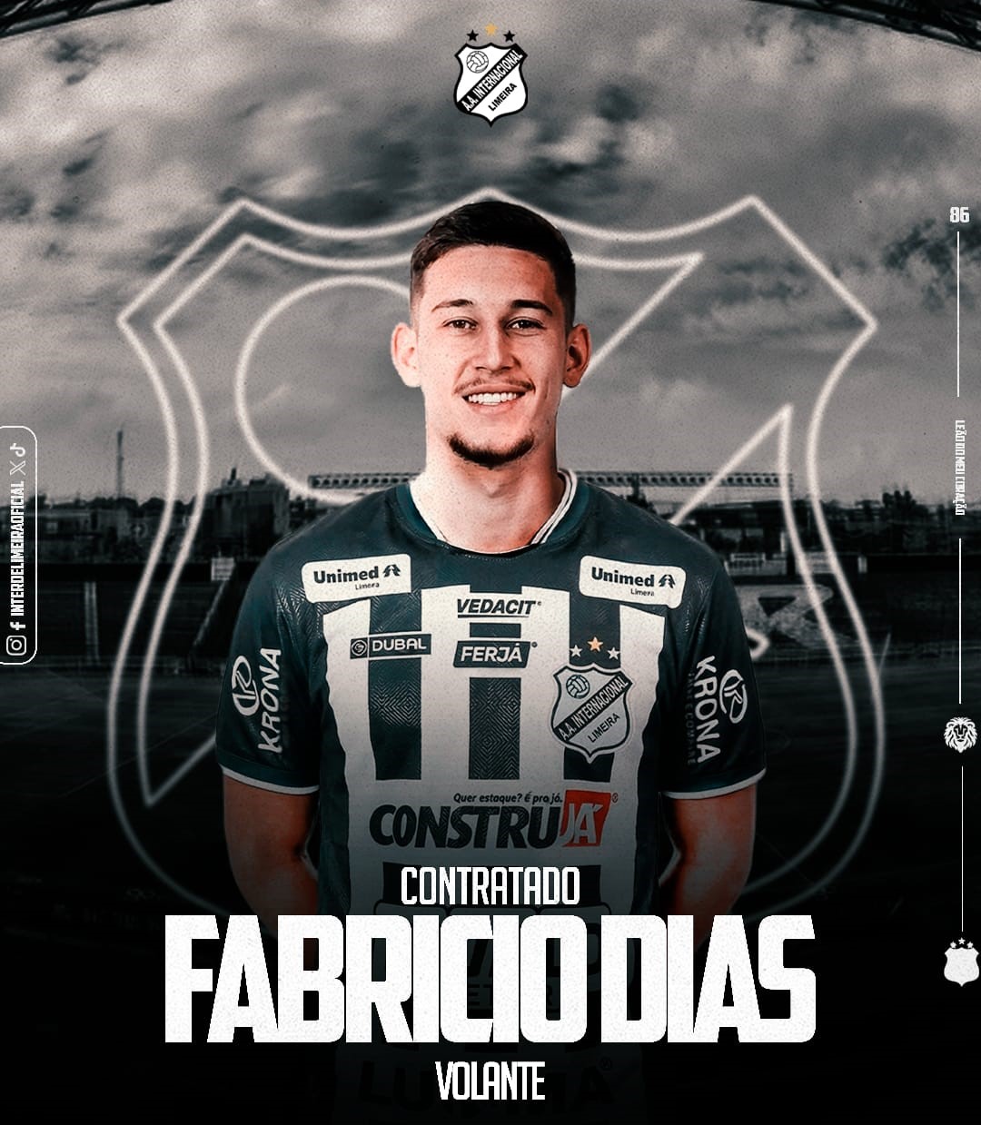 Inter de Limeira anuncia contratação de volante que estava no Guarani