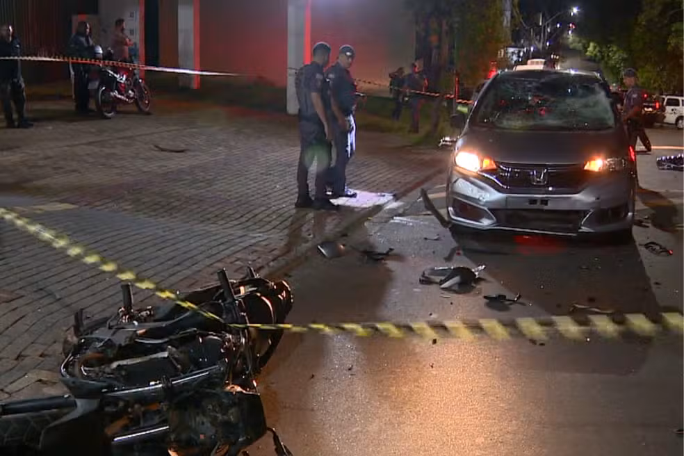 Dois morrem em acidente de moto na Estrada do Roncáglia, em Valinhos