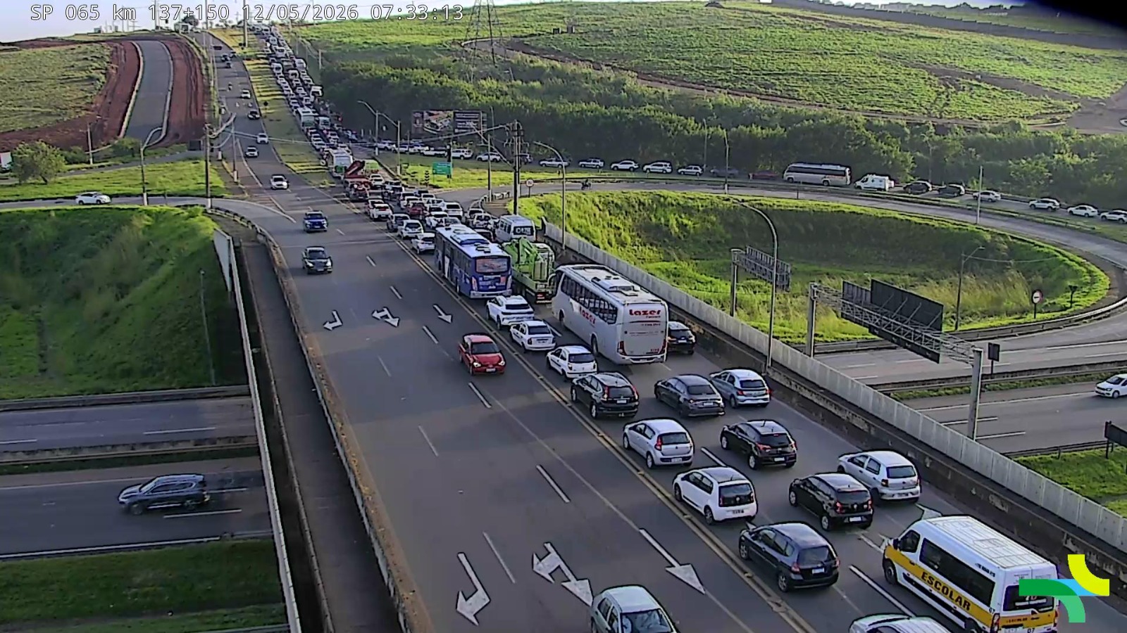 Sindicato bloqueia acesso à Unicamp e provoca congestionamento em toda a região