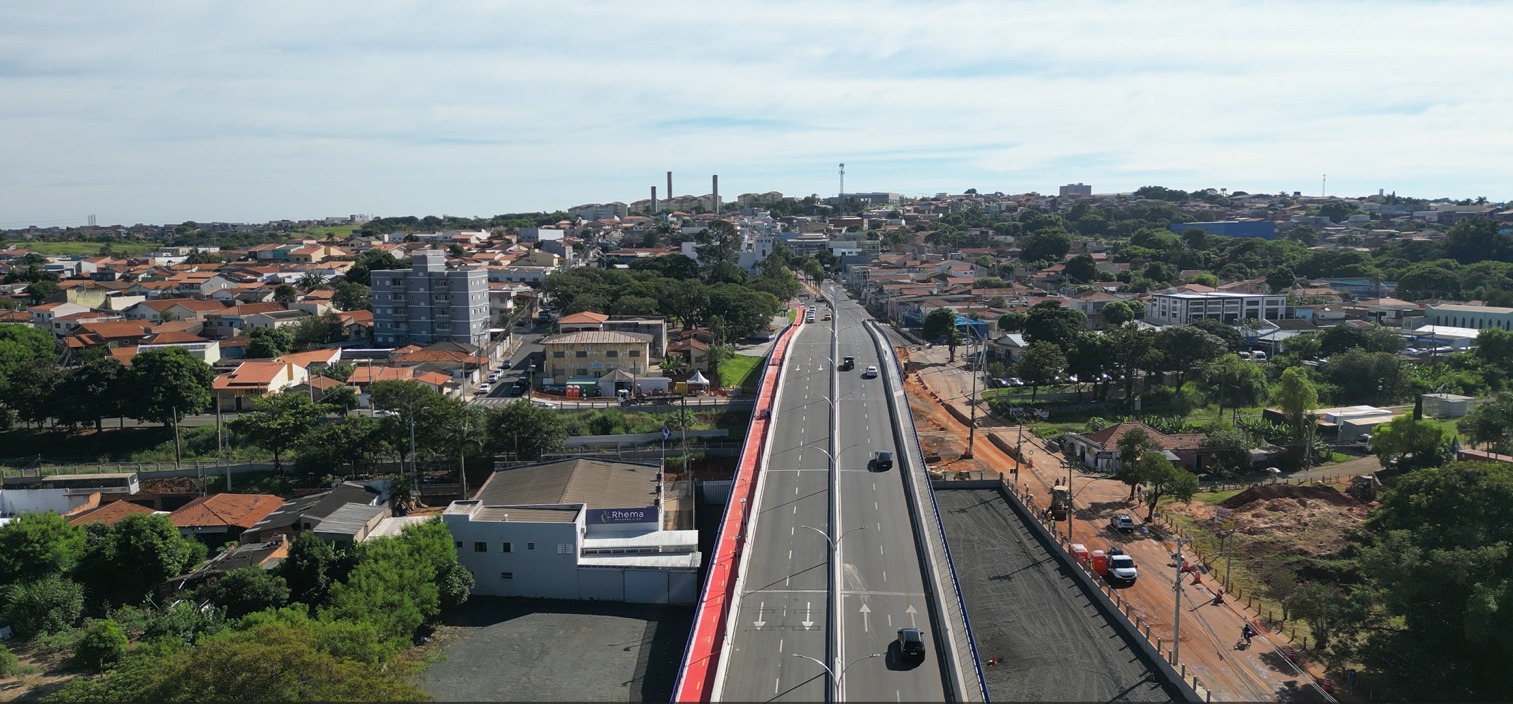 Hortolândia libera trânsito em via sob novo viaduto da Vila Real nesta terça-feira 