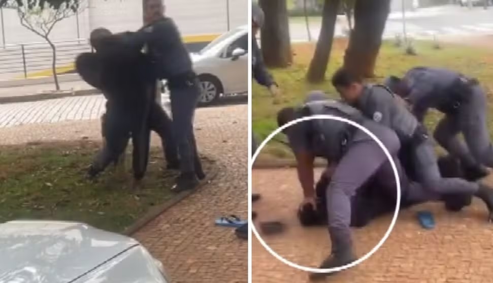 Vídeo mostra PMs agredindo morador em situação de rua durante abordagem em Campinas