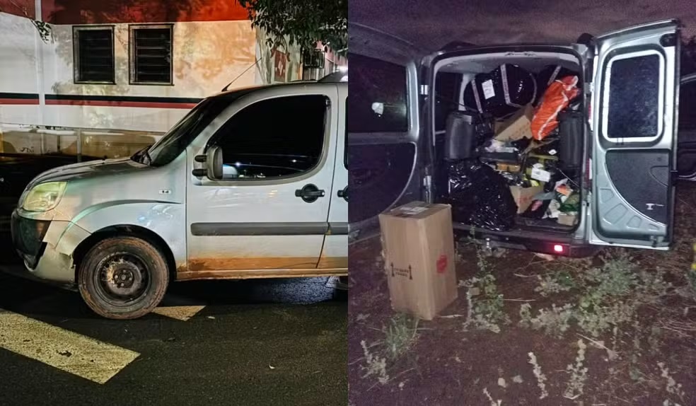 Dupla furta carro de entregas e abandonam carga ao fugir da Romu em Limeira