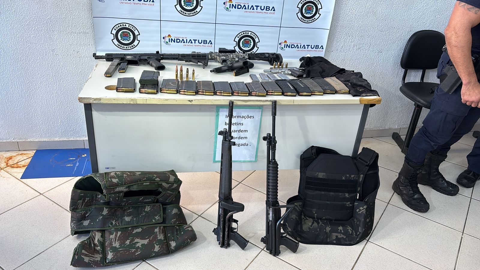 Polícia Civil investiga para onde armas usadas em tiroteio em Indaiatuba seriam levadas