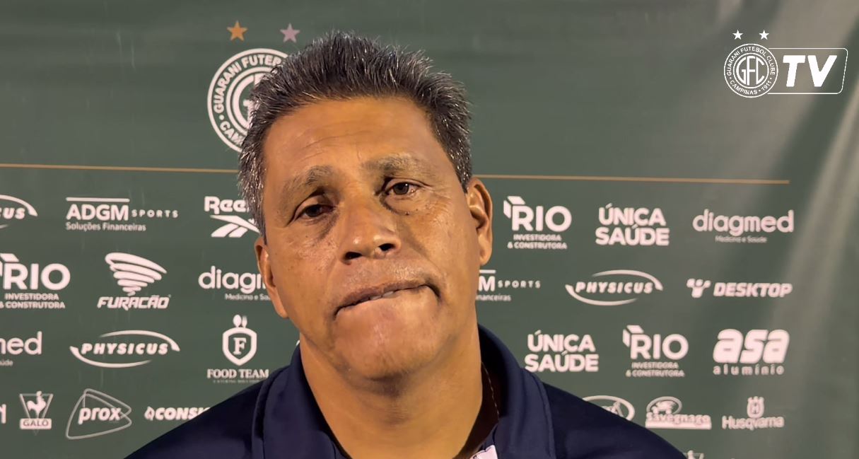 Elio Sizenando lamenta chances perdidas pelo Guarani na derrota para o Anápolis