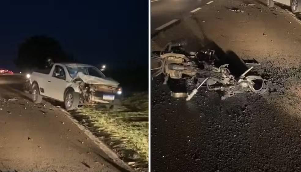 Mulher de 36 anos morre após colisão entre carro e moto na SP-107, em Artur Nogueira 