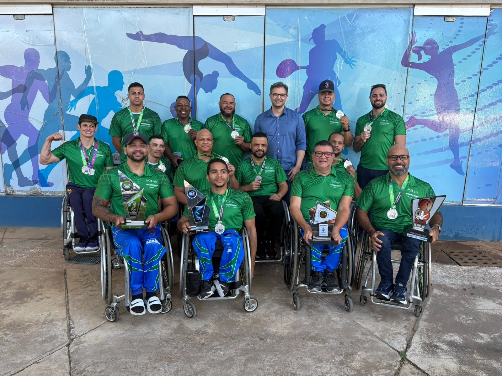 Gadecamp, de Campinas, conquista vice-campeonato brasileiro de basquete em cadeira de rodas 