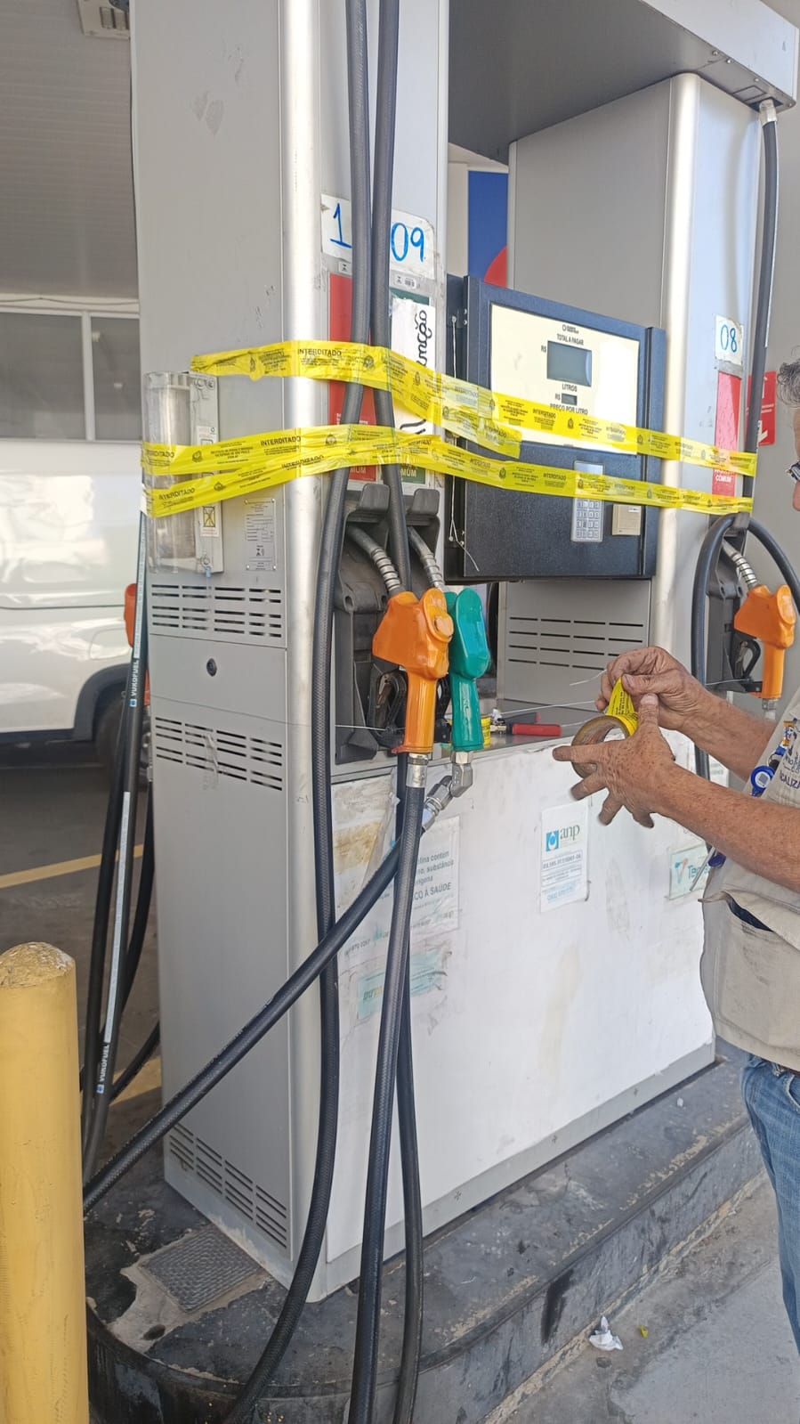 Posto de combustíveis é lacrado em Campinas por falta de alvará