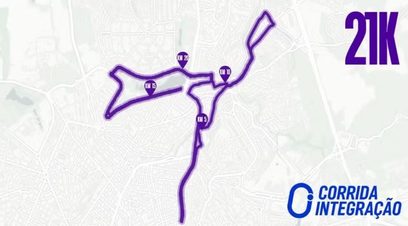 Veja as novidades nos trajetos dos 10km e 21km da Corrida Integração 2026