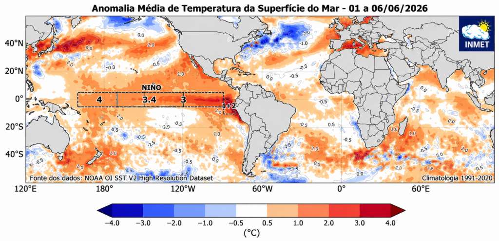 Super El Niño pode elevar temperatura média em até 2°C nas regiões de Campinas e Piracicaba 