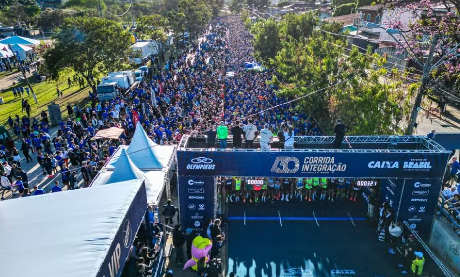 Na Corrida Integração, atletas se preparam para completar  pela primeira vez os 21km