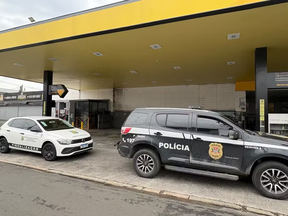 Polícia Civil interdita posto em Campinas por venda de combustível abaixo do indicado na bomba