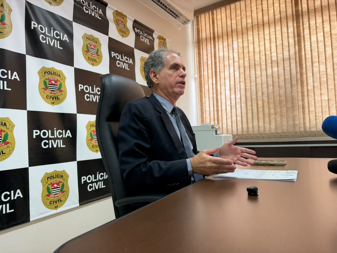 Delegado Oswaldo Diez, diretor do Deinter-2