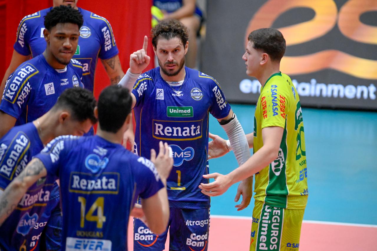 Vôlei Renata vence o Itaquá e garante vaga na semifinal do Campeonato Paulista
